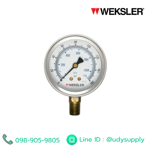 by12 Pressure gauge Weksler รุ่น BY12