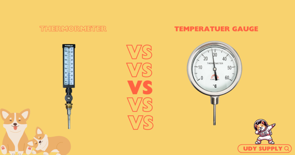 thermometer และ temperature gauge แตกต่างกันอย่างไร