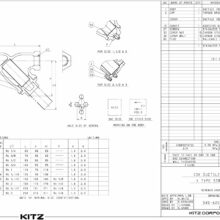 Y Strainer Kitz 10FDY Ductile iron Drawing