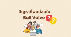 ปัญหาที่พบบ่อยในบอลวาล์ว