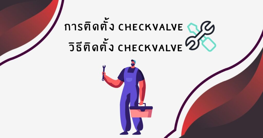 ติดตั้ง check valve