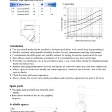 Steam Trap สแตนเลส TM304 Datasheet