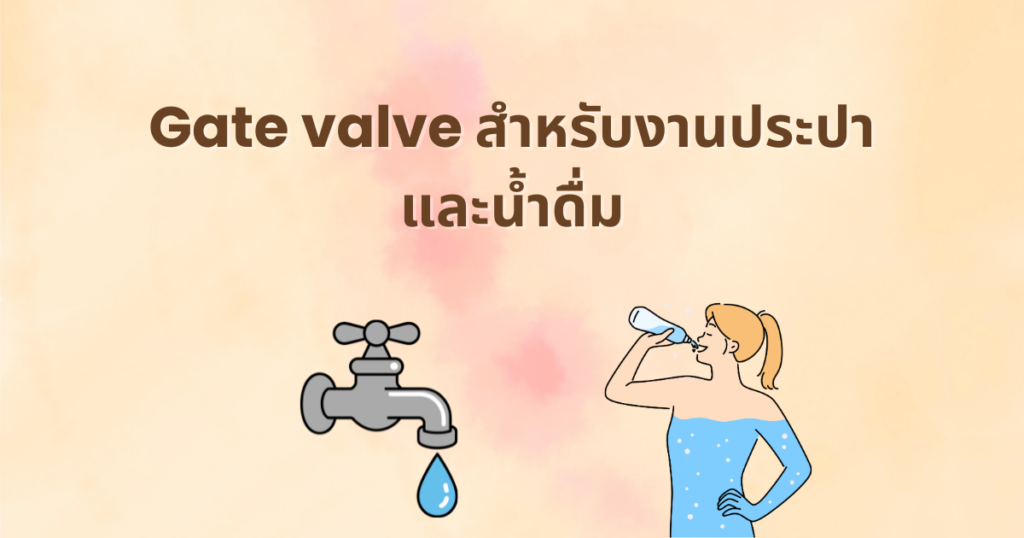 Gate Valve สำหรับงานประปา