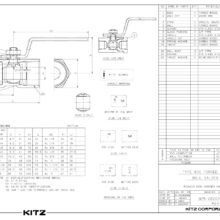 Ball valve 600 WOG Fig.TK Kitz Dimension