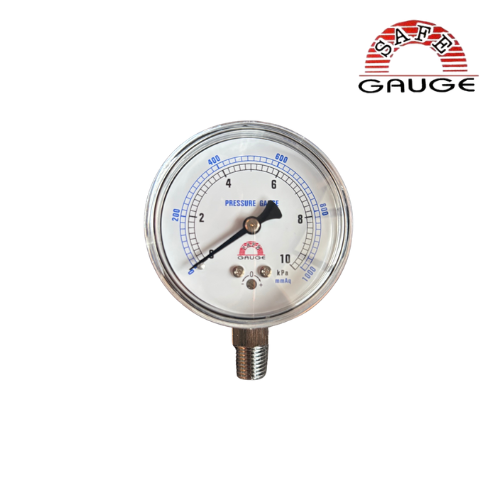 เกจ 10 kpa Pressure gauge 0-10 KPa Safe gauge