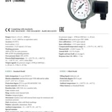 Pressure Gauge Transmitter Spec