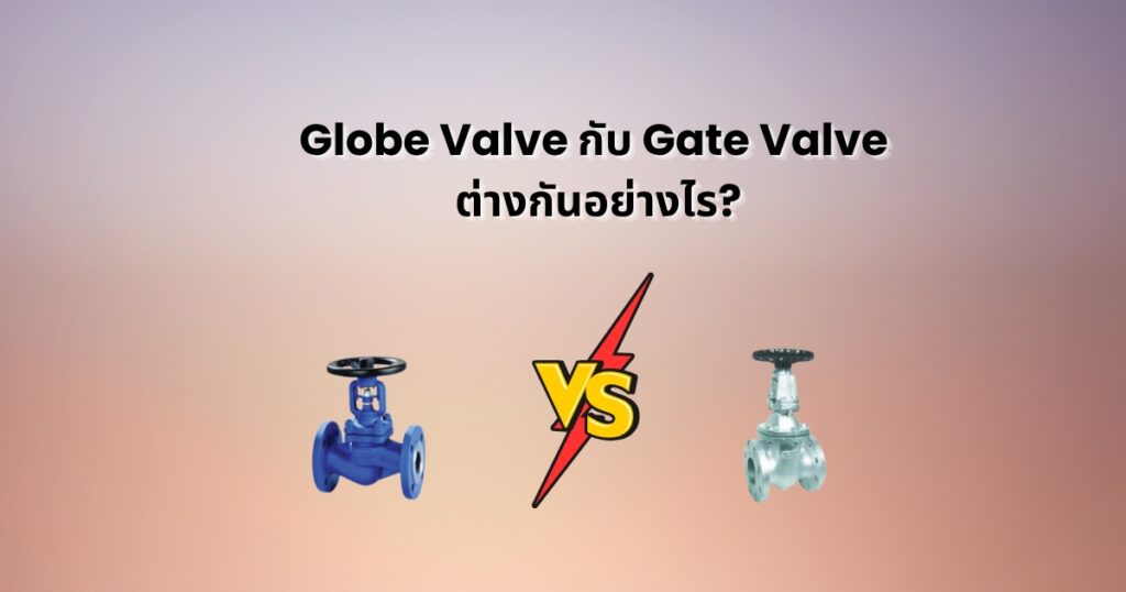 Globe Valve กับ Gate Valve ต่างกันอย่างไร?